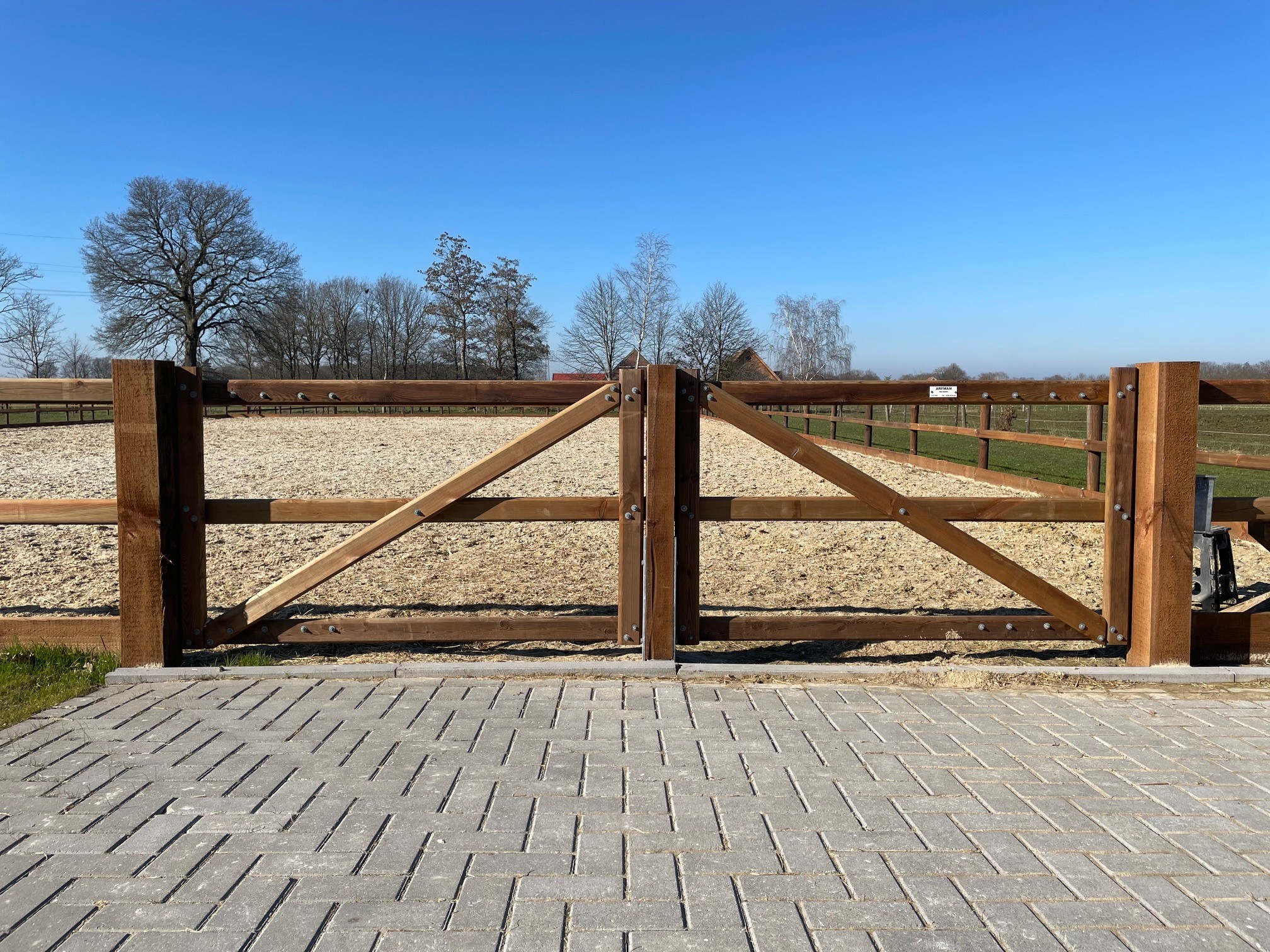 houten poort maatwerk