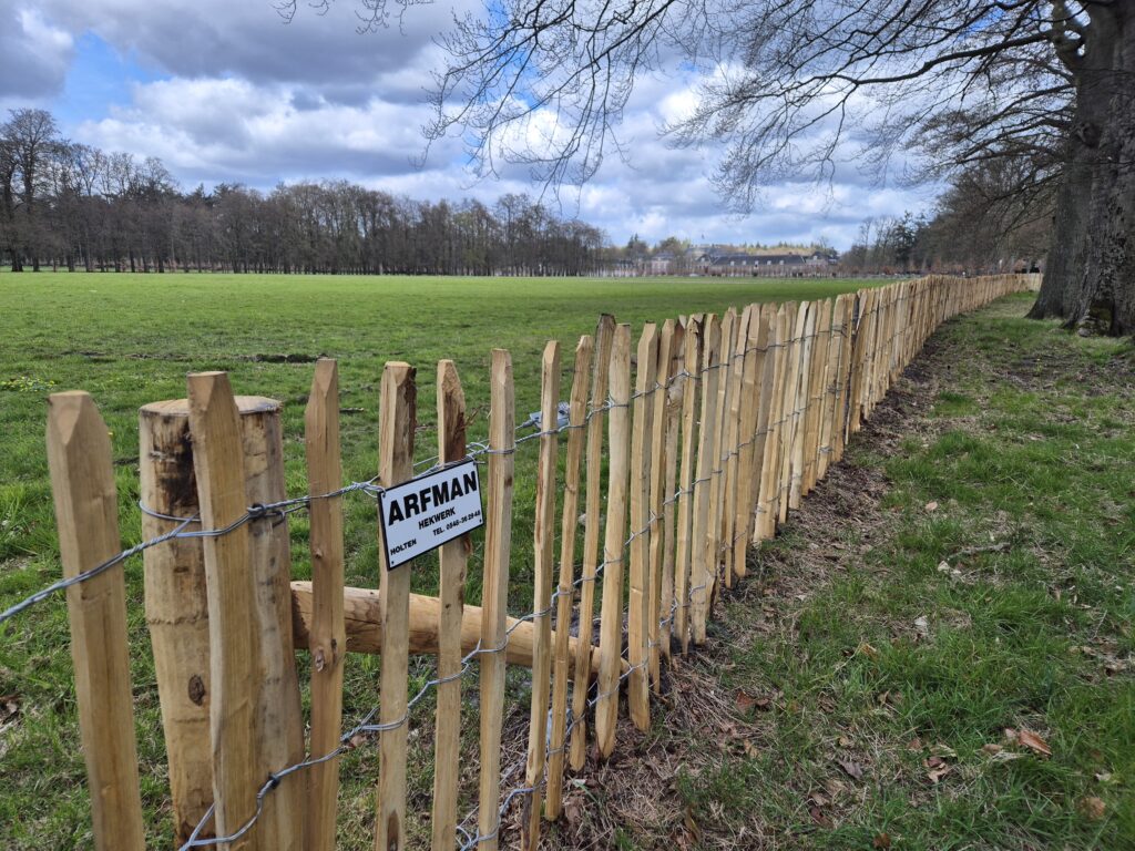 Engels schapenhekwerk bij Paleis ’t Loo