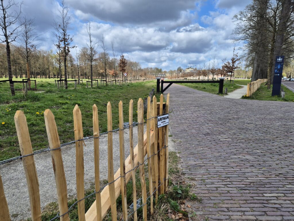 Engels schapenhekwerk bij Paleis ’t Loo