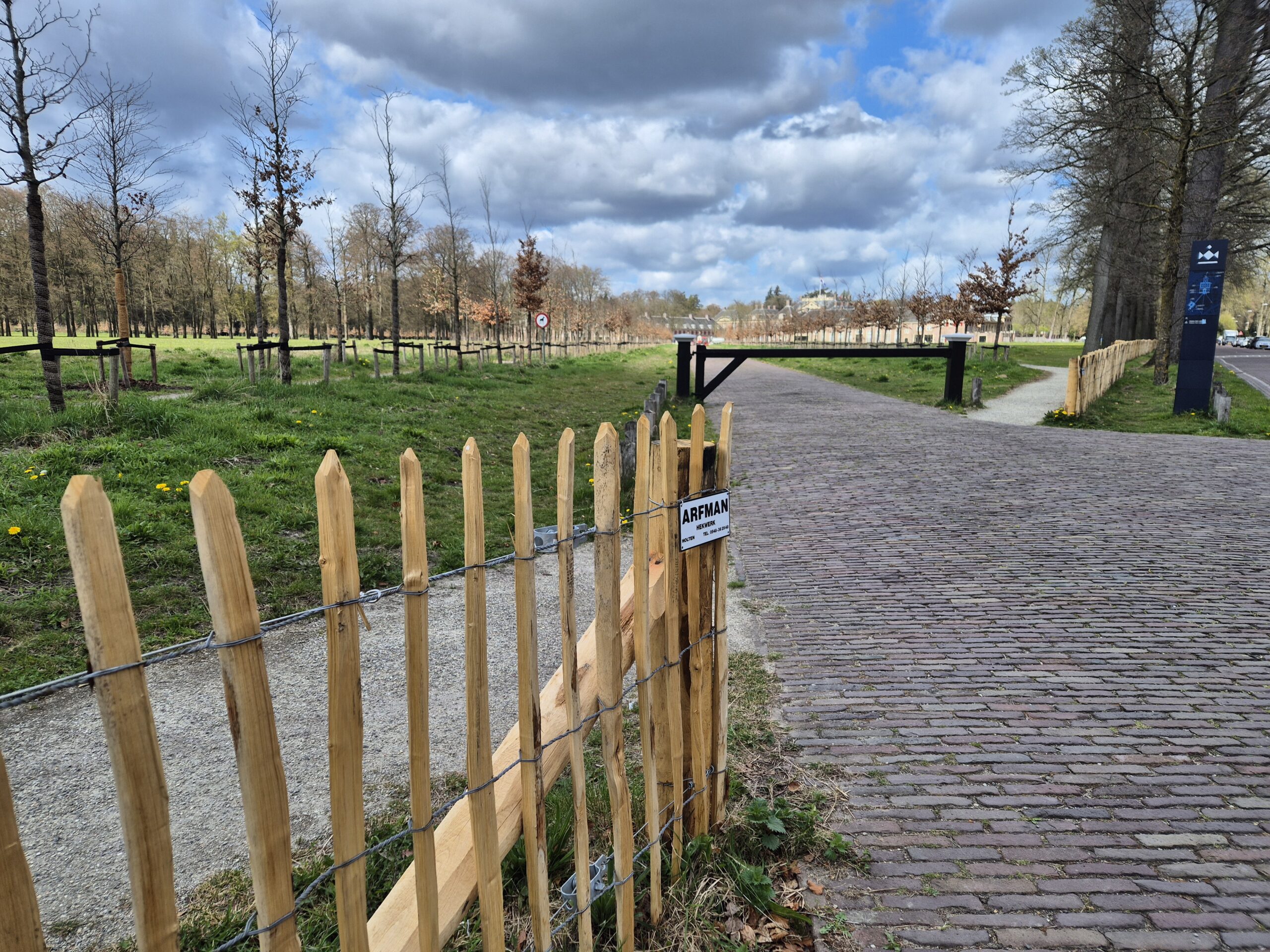Engels schapenhekwerk bij Paleis ’t Loo